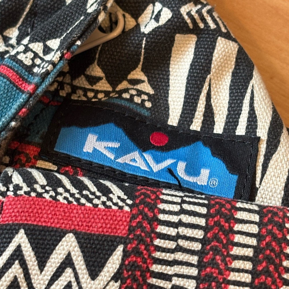 Kavu Rope Geometric Patterned Sling Bag - Picture 2 of 6